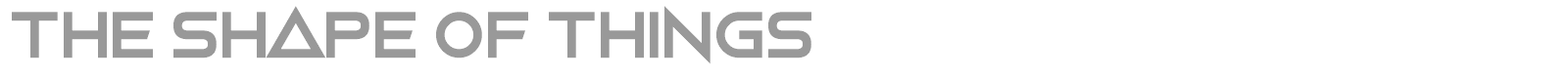 The Shape Of Things font preview